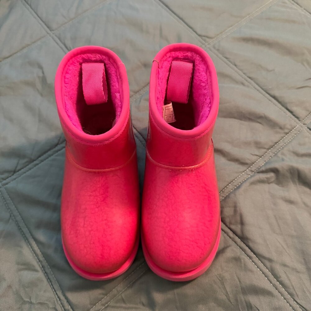UGG Kids Pink Rain & Snow Boots Size 12 Girls